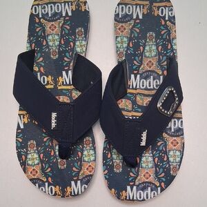 ModelCo Colorful Patterned Flip Flops